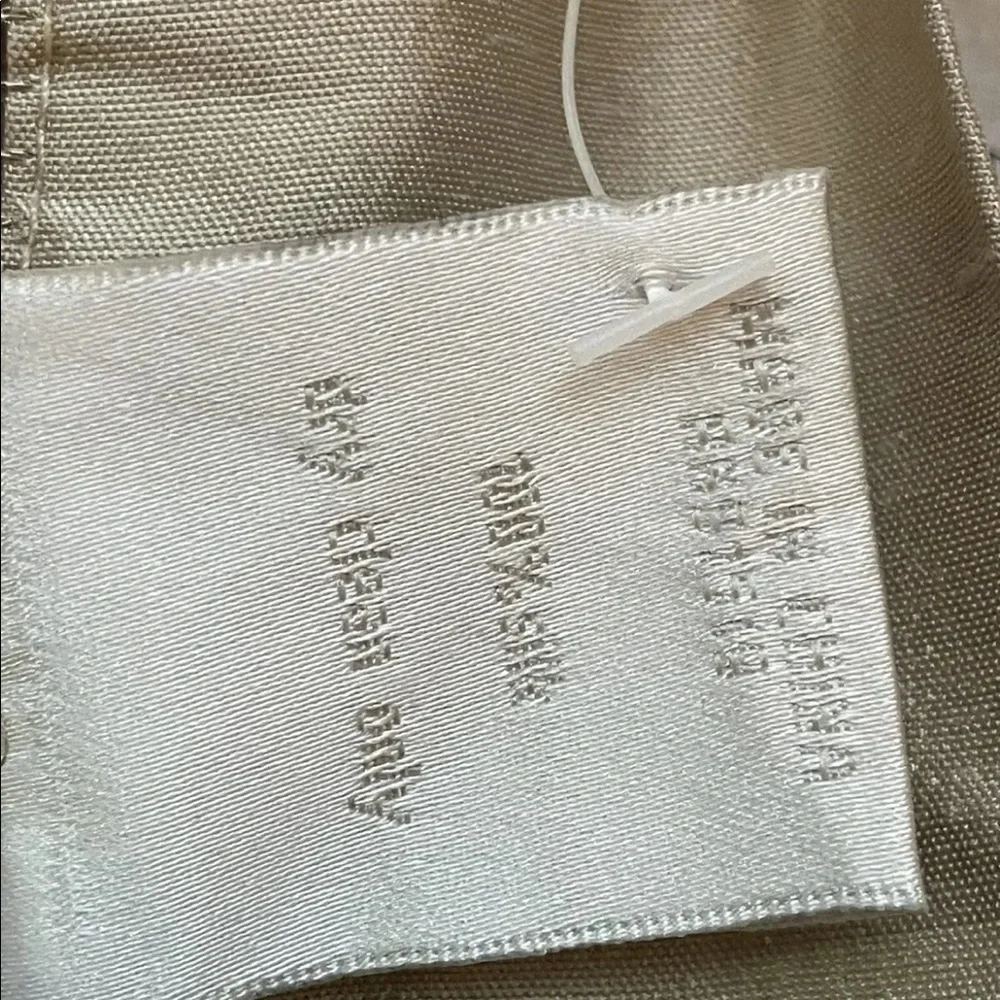 NATORI BED SHAWL/RUNNER SILK TAN STICHING MSRP 535 $ BREATHTAKING NEW TAG/BOX